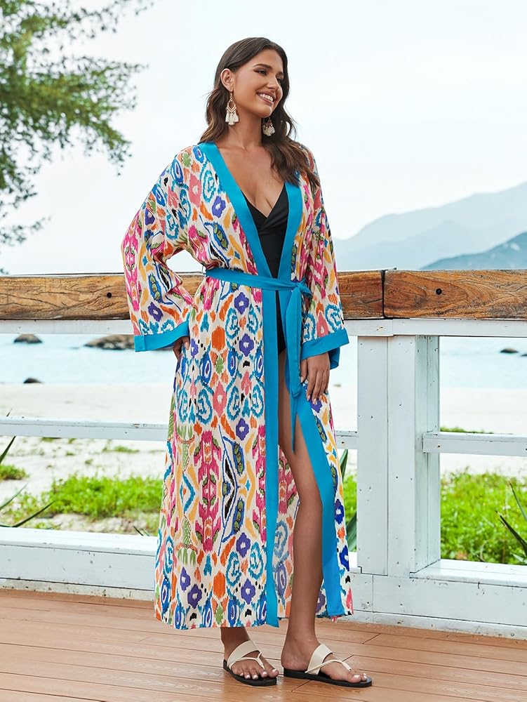カンビオ 着物風KIMONO Denim Over Size Gown カンビオ 着物風KIMONO Denim Over Size Gown OVERSIZED KIMONO